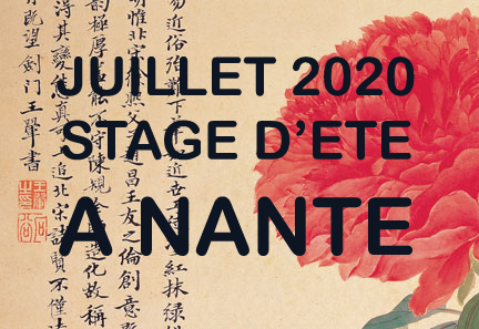 STAGE D’ETE A NANTES JUILLET 2020 夏日修行班报名啦！